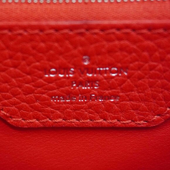 Louis Vuitton Capucines Taurillon Leather Satchel Bag Red - Picture 12 of 12